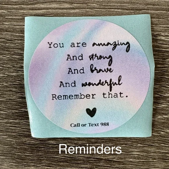 100 Suicide Awareness Stickers - Picture 5 of 7